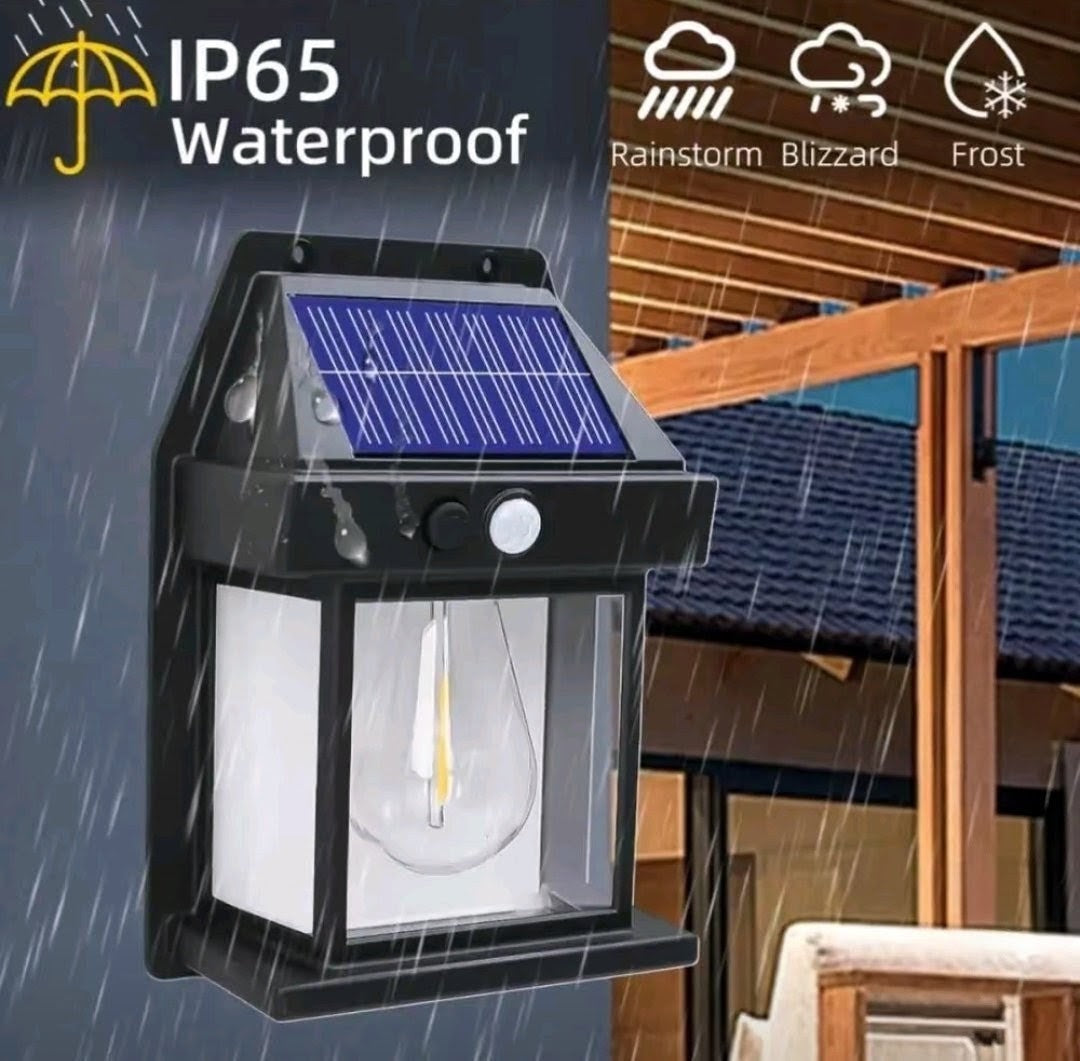 Solar Motion Sensor Lamp