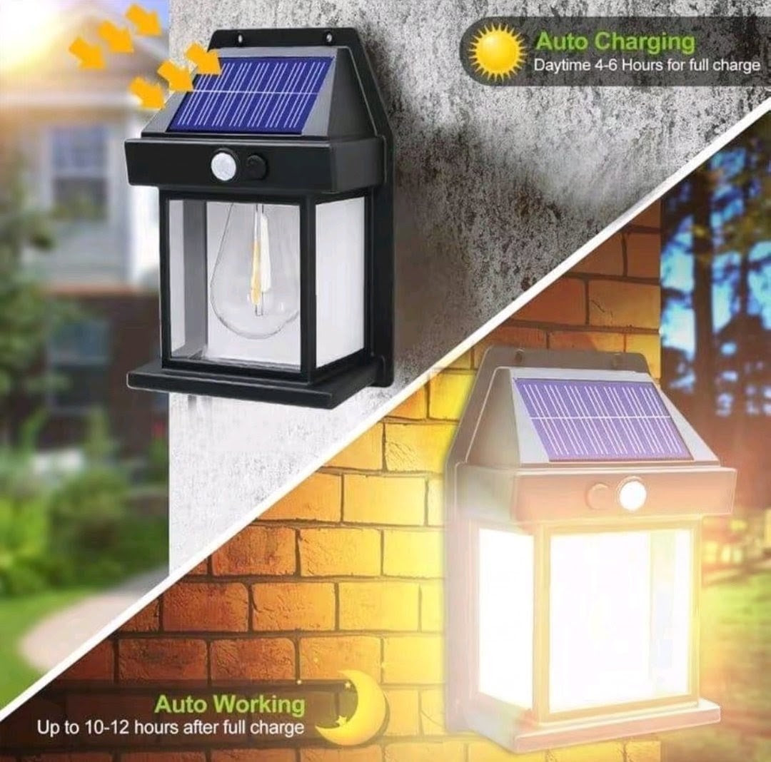 Solar Motion Sensor Lamp